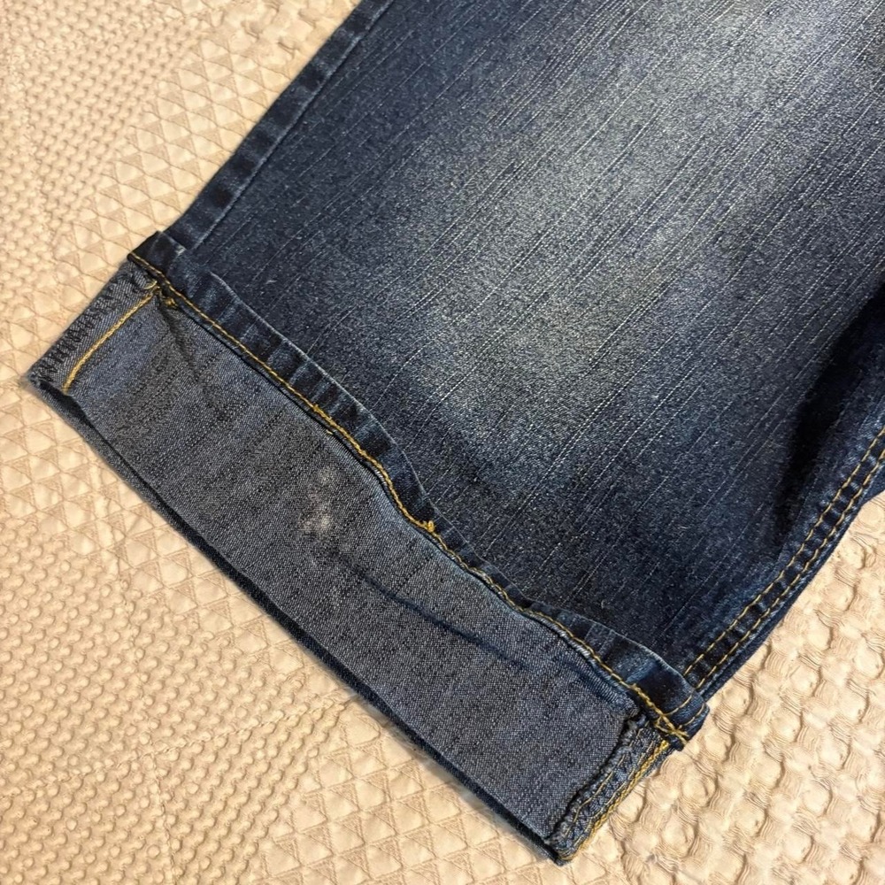 Y2K Angel's Blue Denim Capris - Picture 2 of 8
